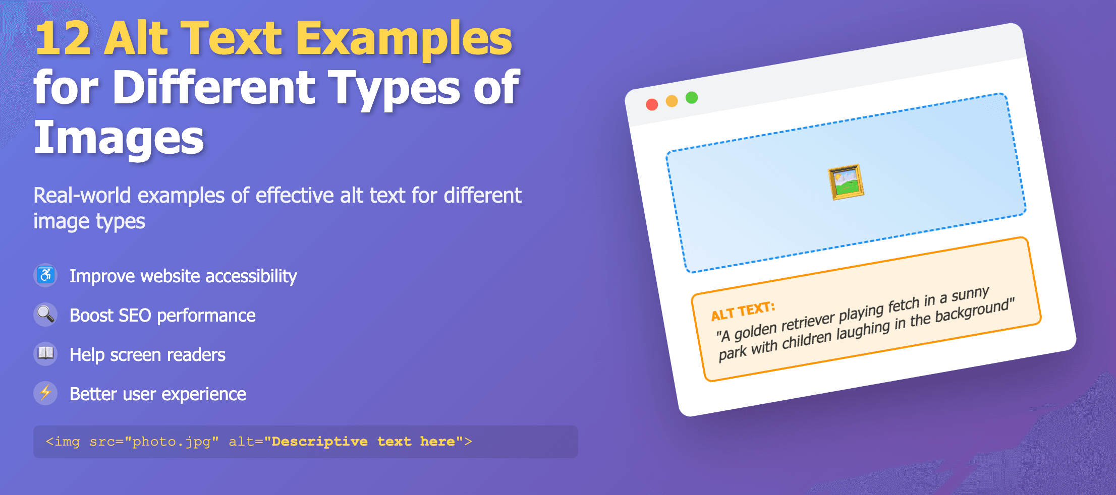 12 Alt Text Examples for Different Types of Images