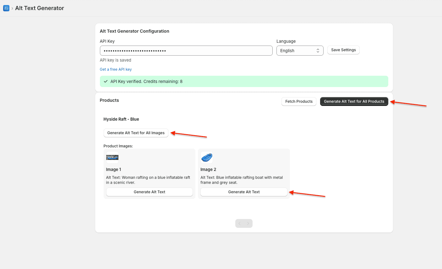 Shopify automatic alt text generation step 3